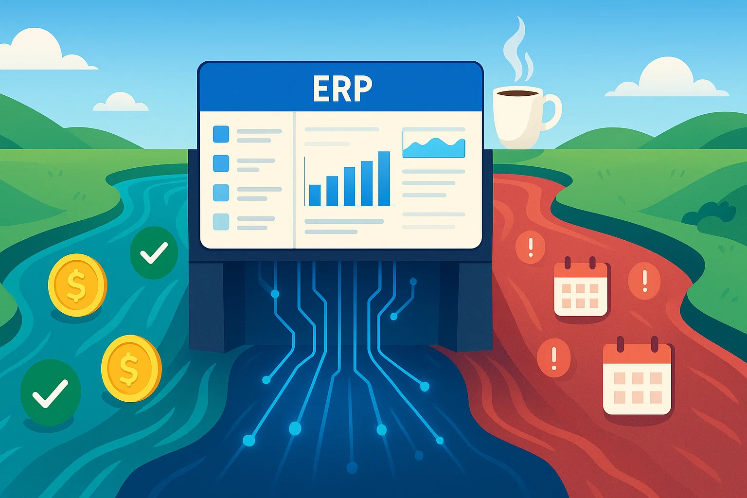 Seu Caixa Está Gritando por Socorro? Hora de Chamar o ERP