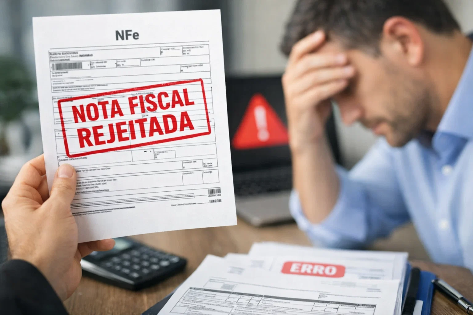 Nota fiscal rejeitada pela SEFAZ? Entenda AGORA os 5 principais motivos que estão travando seu negócio (e como resolver em minutos)